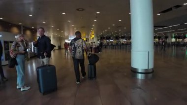 Brüksel, Belçika - 4 Eylül 2025 - BRU Havaalanı kıyısı 