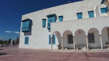 Sidi Bou Said, Tunus - 13 Eylül 2025 - Baron Erlanger sarayı (Ennejma Ezzahra)