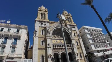 Tunus, Tunus - 5 Eylül 2025 Saint Vincent de Paul Katedrali