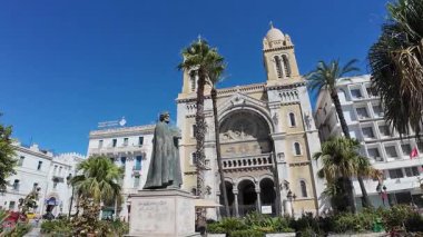 Tunus, Tunus - 5 Eylül 2025 Saint Vincent de Paul Katedrali