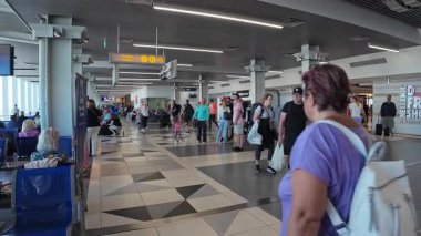 Heraklion (Girit), Yunanistan - 23 Eylül 2025 - hava sahası