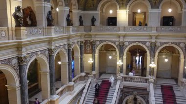 Prag, Çek Cumhuriyeti - 16 Ocak 2025 - Prag Ulusal Müzesi