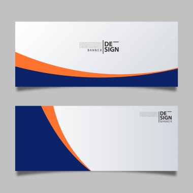 Çevrimiçi reklam, broşür, meşgul kartı, web başlığı için basit web afişi tasarımı seti.