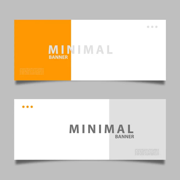 En iyi çevrimiçi reklam, broşür, meşgul kartı, web başlığı için minimal web afişi tasarımı seti.