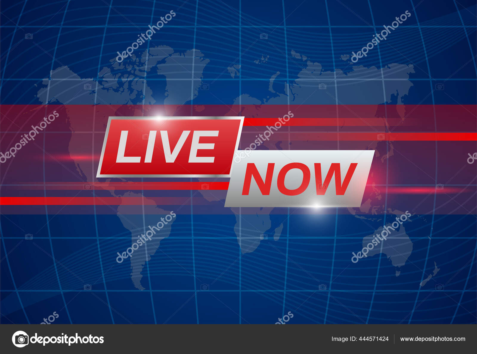 Live Now Streaming News Background Live Streaming Broadcasting Online Stream  Stock Vector Image by ©moehyasir #444571424