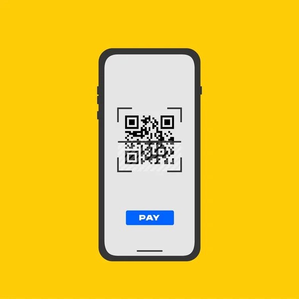 Telefon ya da mobil barkod okuyucu için QR kodunu tara. Akıllı telefonlu elektronik dijital ödeme.