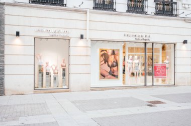 Valladolid, Spain - June 22, 2021: Intimissimi shop. Cloth Shop