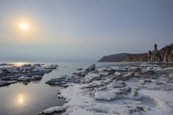 Lugn morgon på havet. — Stockfoto