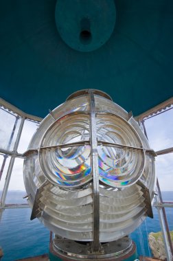Fresnel lens yakın çekim.