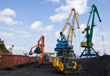 Nakhodka bağlantı noktası, kaldırma kömür.