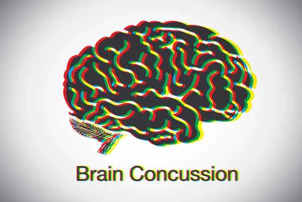 Brain concussion symbol