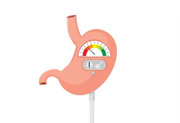 胃の自動販売機. — ストックベクタ