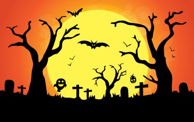 Halloween gece arka plan