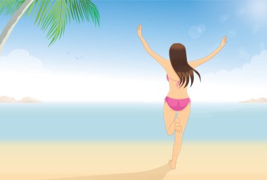 İyi hayat sahilde olan