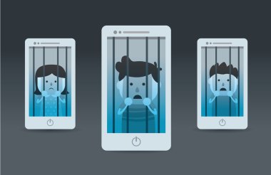 Hapishane telefonunda tutuklu çocuk