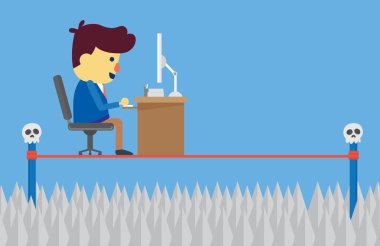 Risk üzerinde çalışıyor