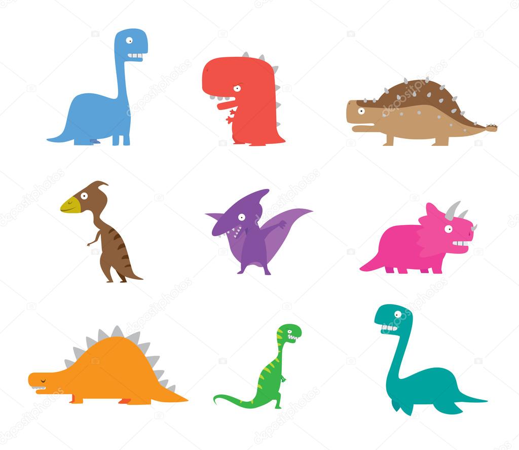 Dinosaur cartoon collection