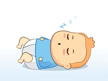 Bebek için iyi uyku büyümek.