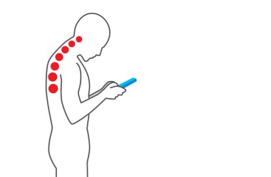 Kullanım akıllı telefon uzun süre ağrı
