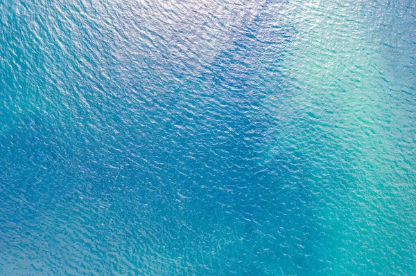 大西洋の海での青い水のテクスチャパターン 空中ビュー — ストック写真