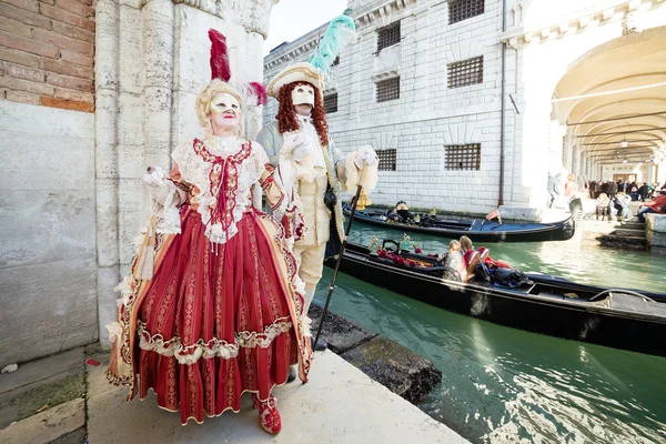 Carnaval de máscaras de Veneza — Fotografia de Stock