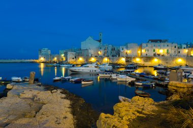 Giovinazzo, Apulia, İtalya güneyinde eski town