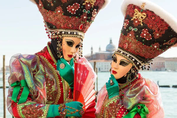 Carnaval de máscaras de Veneza — Fotografia de Stock