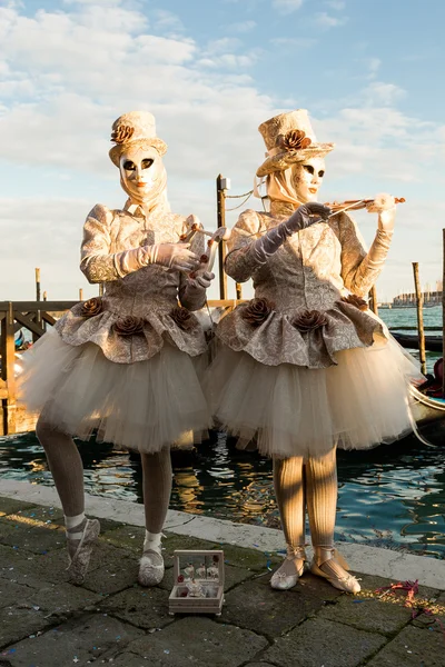 Maschere Carnevale di Venezia — Foto Stock