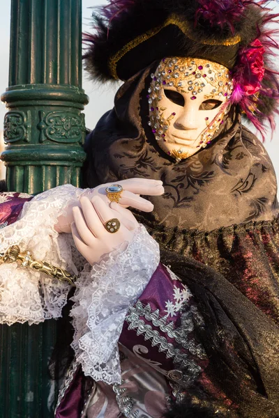 Carnaval de máscaras de Veneza — Fotografia de Stock