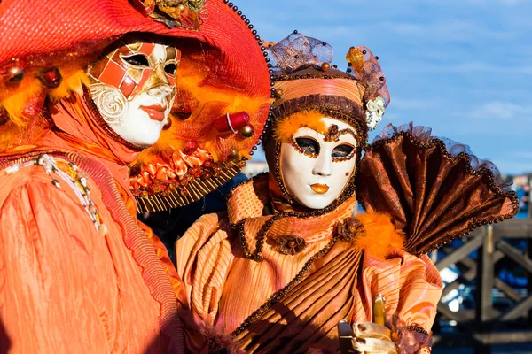 Carnaval de máscaras de Veneza Fotografia De Stock