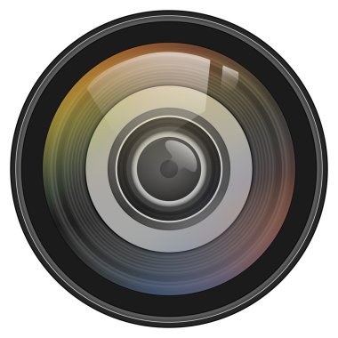 İllüstrasyon vektör grafik Lens