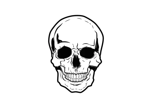 Ilustración Vector Gráfico Calavera Pirata — Archivo Imágenes Vectoriales