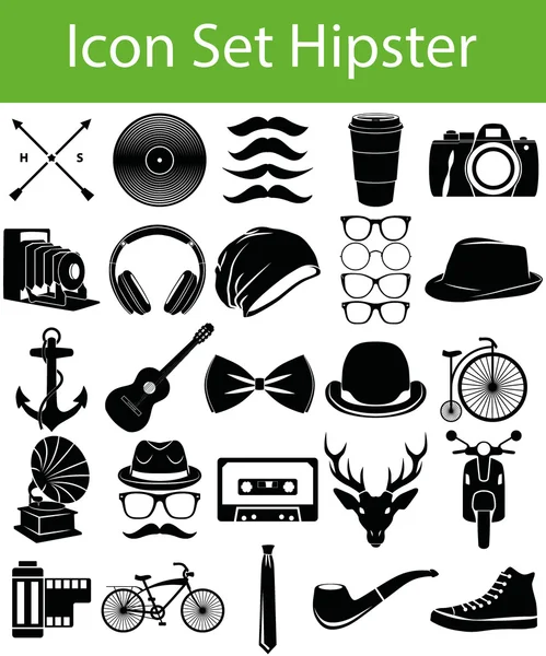 Icon Set csípő — Stock Vector