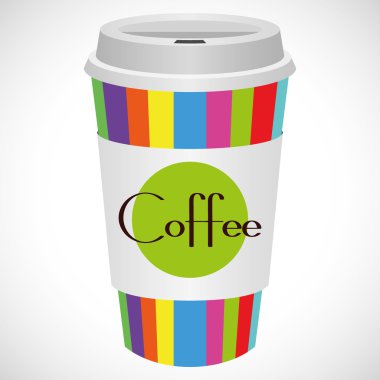 Vektör çizim kahve 2