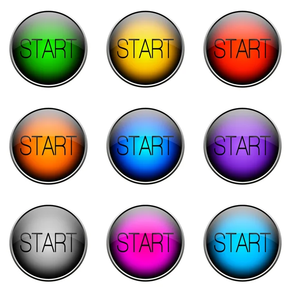 Button Color START — Stock Photo, Image