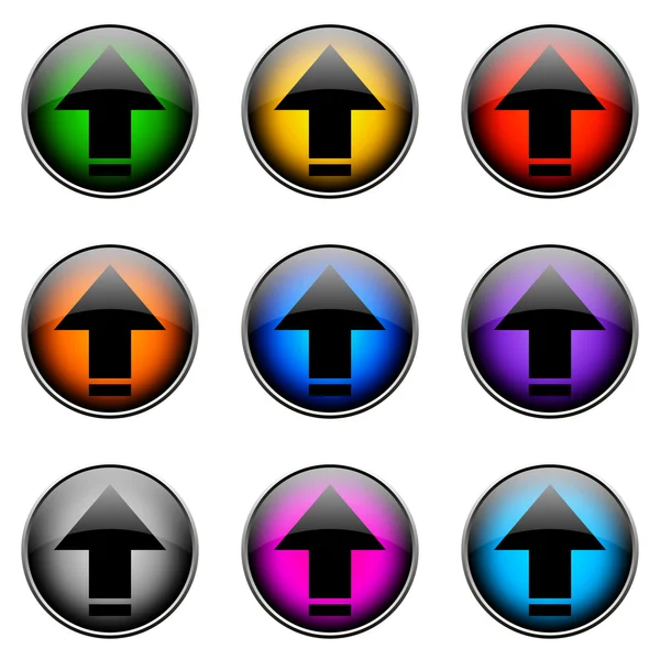 Button Color UPLOAD — Stock Photo, Image