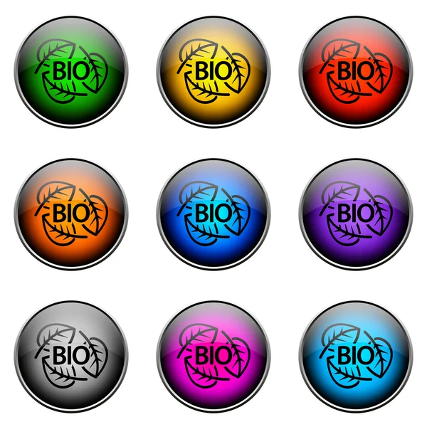 Цвет кнопки BIO — стоковое фото