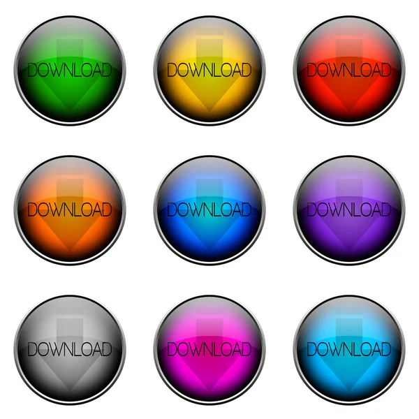 Button Color DOWNLOAD — Stock Photo, Image