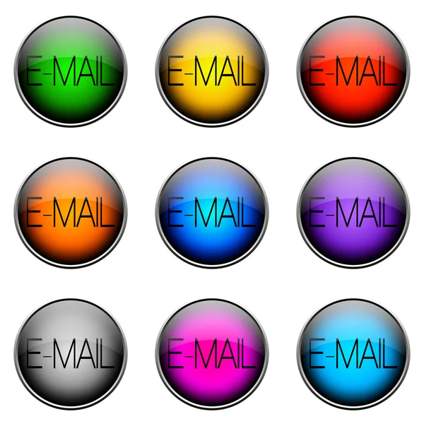 Pulsante Colore EMAIL — Foto Stock