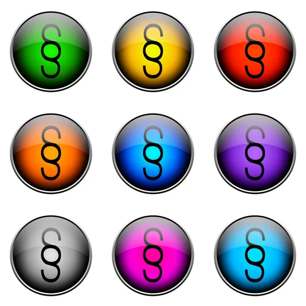 Button Color PARAGRAPH — Stock Photo, Image