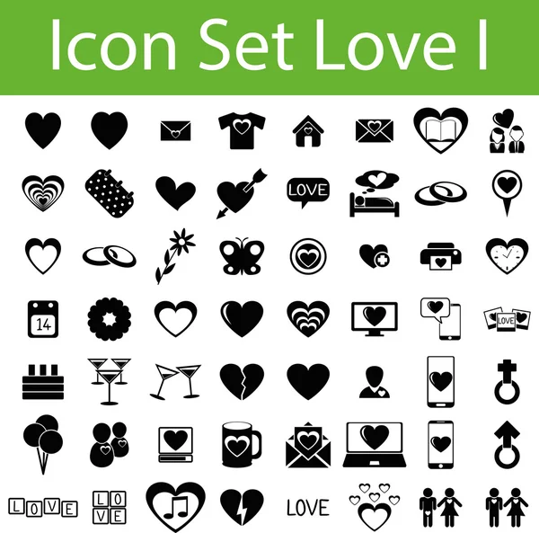 Ben seviyorum simge seti