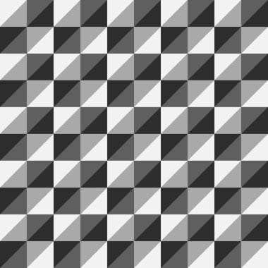 Pattern Vector Seamless Polygon Triangle grey