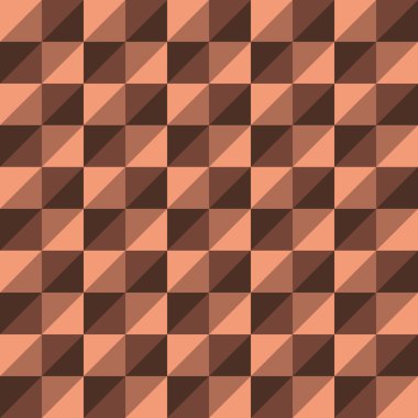 Pattern Vector Seamless Polygon Triangle red