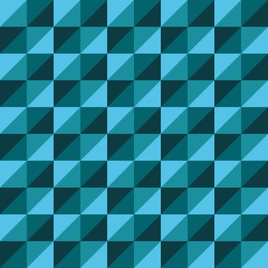 Pattern Vector Seamless Polygon Triangle blue