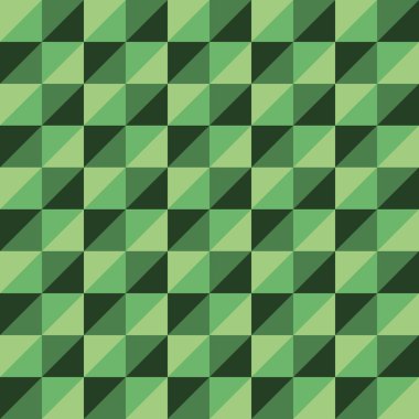 Pattern Vector Seamless Polygon Triangle green