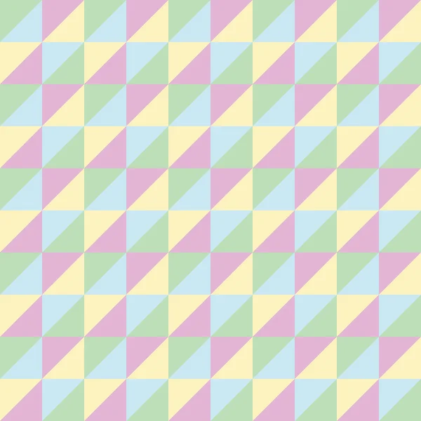 Muster-Vektor nahtloses Polygon-Dreieck grün rosa blau — Stockvektor