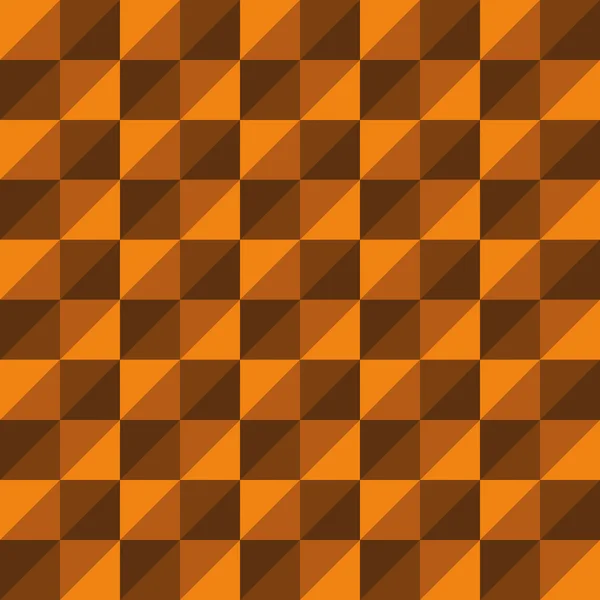 Muster-Vektor nahtloses Polygon-Dreieck orange — Stockvektor