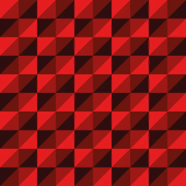 Pattern Vector Seamless Poligono Triangolo rosso — Vettoriale Stock