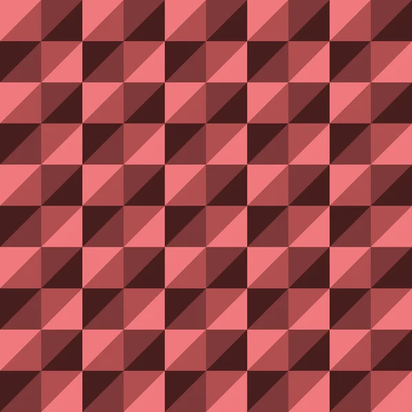 Pattern Vector Seamless Poligono Triangolo rosso — Vettoriale Stock