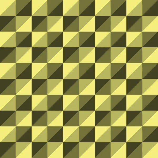 Pattern Vector Seamless Polygon Triangle yellow — Stockvector